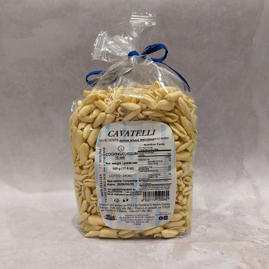"Cavatelli" – Traditional Italian Durum Wheat Pasta 500g