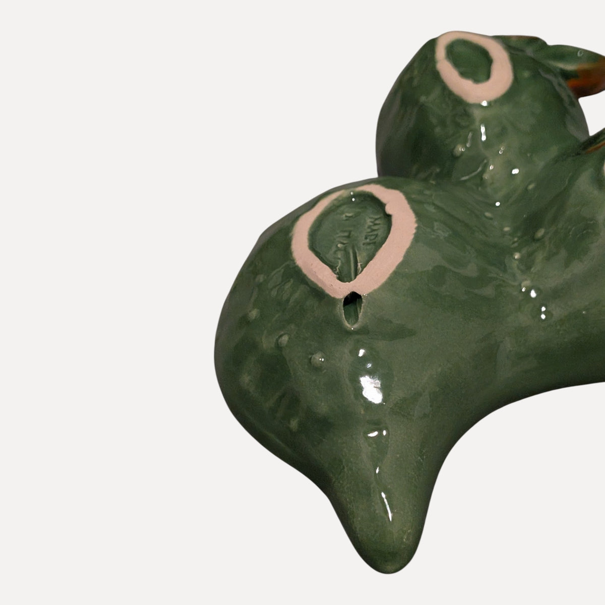 Handmade Ceramic Serving Plate - Lemon / Prickly Pear