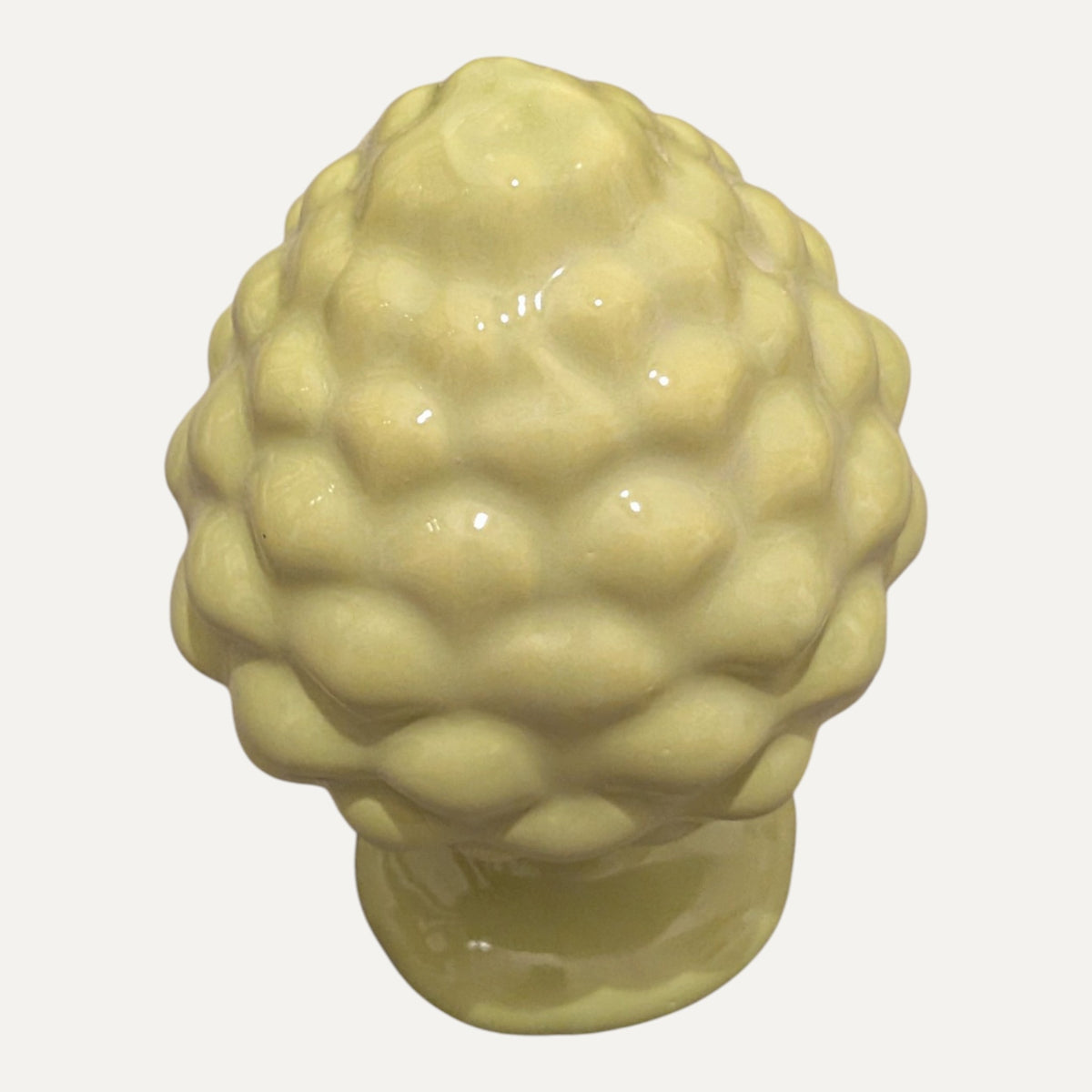Handmade Ceramic Pumo - Pinecone Design