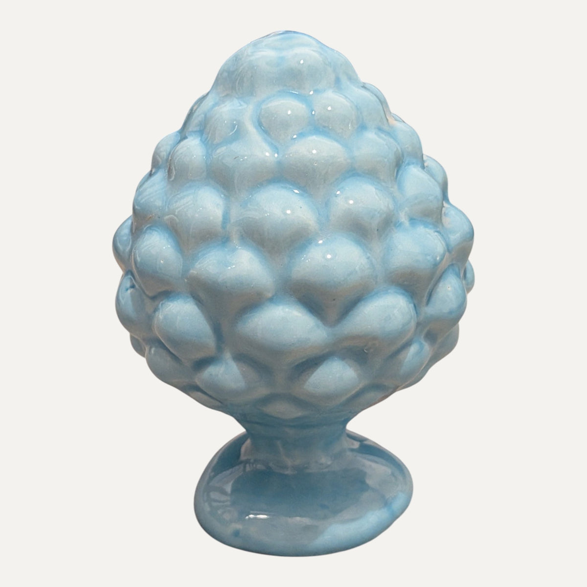 Handmade Ceramic Pumo - Pinecone Design