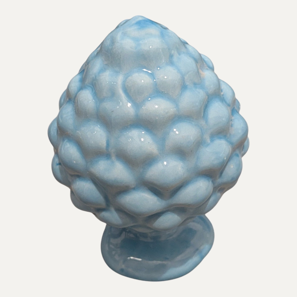 Handmade Ceramic Pumo - Pinecone Design