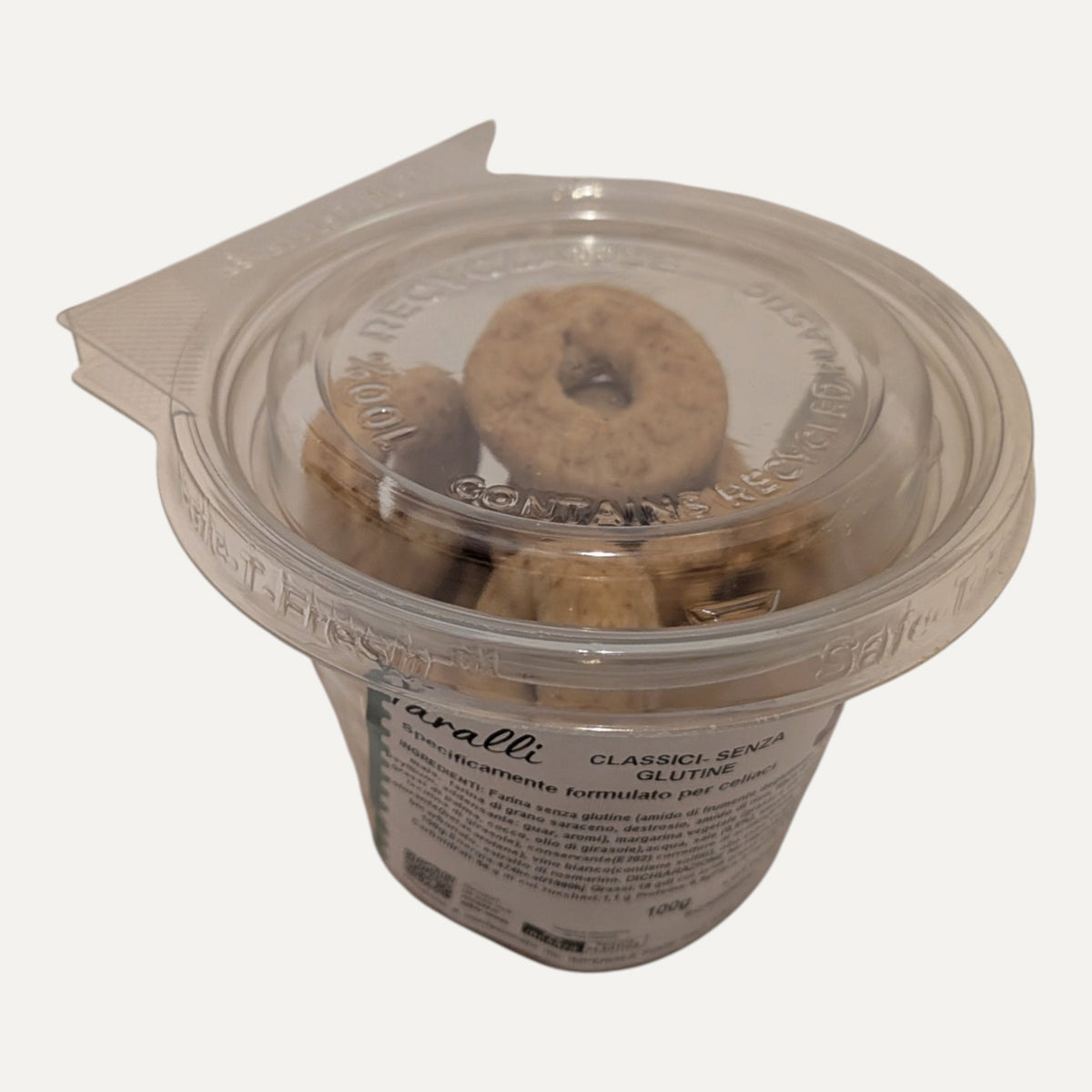 Handmade Gluten-Free Taralli - Classic Flavour, 100 g