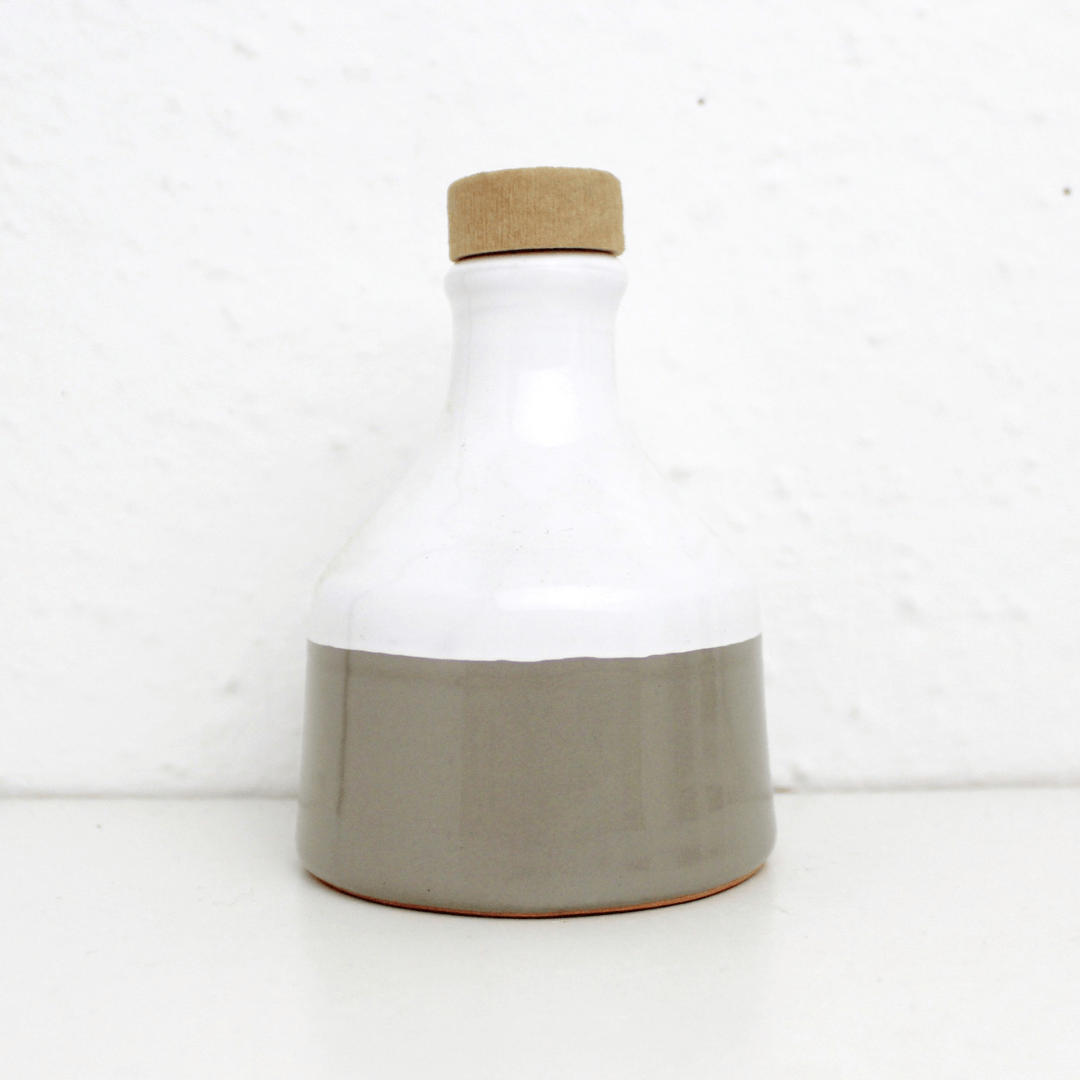 handmade ceramic bottle from puglia