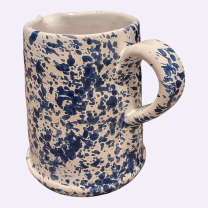 Handmade Blue Splatter Ceramic Jug - 250 ml