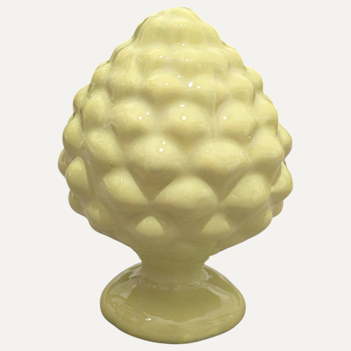 Handmade Ceramic Pumo - Pinecone Design