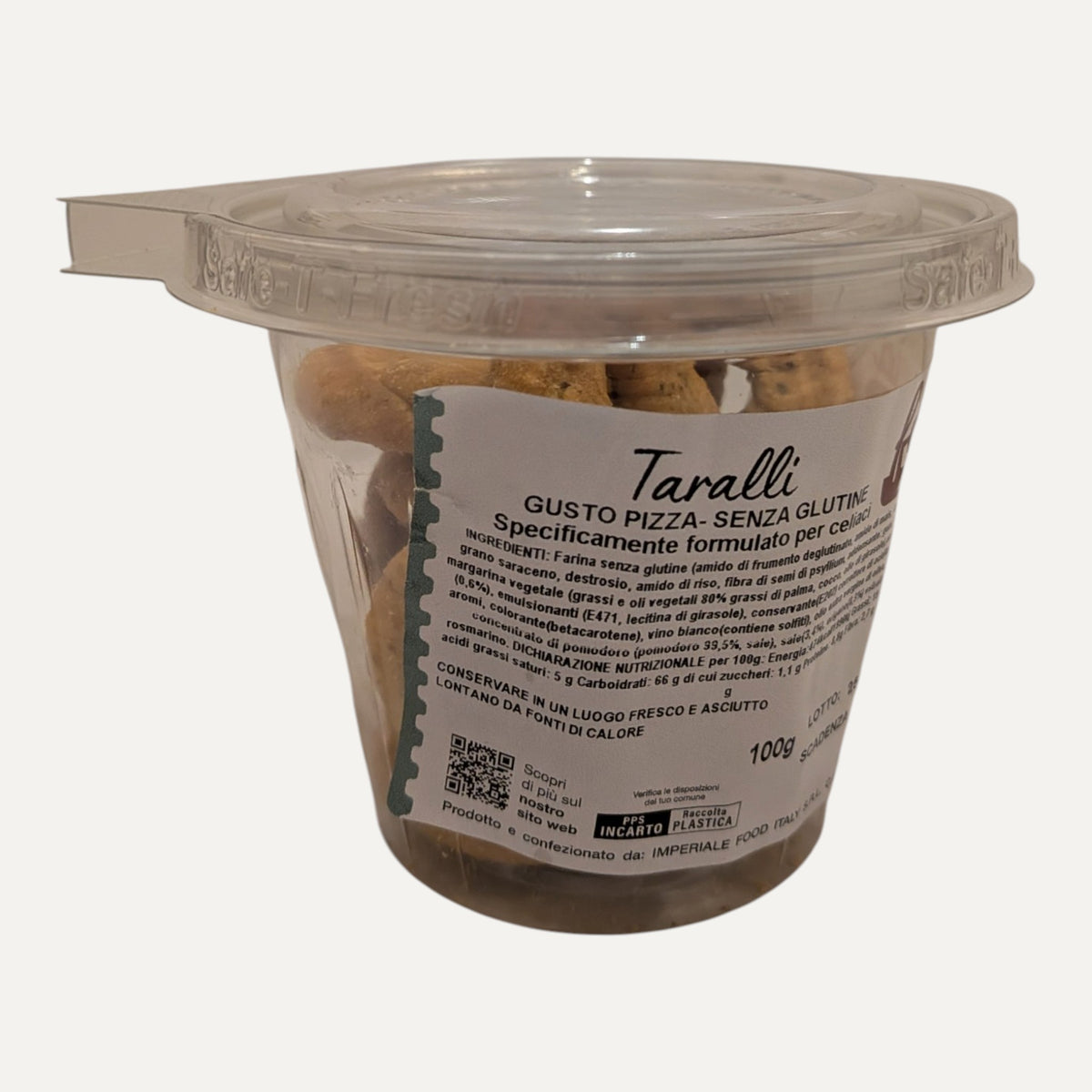 Gluten-Free Taralli - Pizza Flavour, 100 g