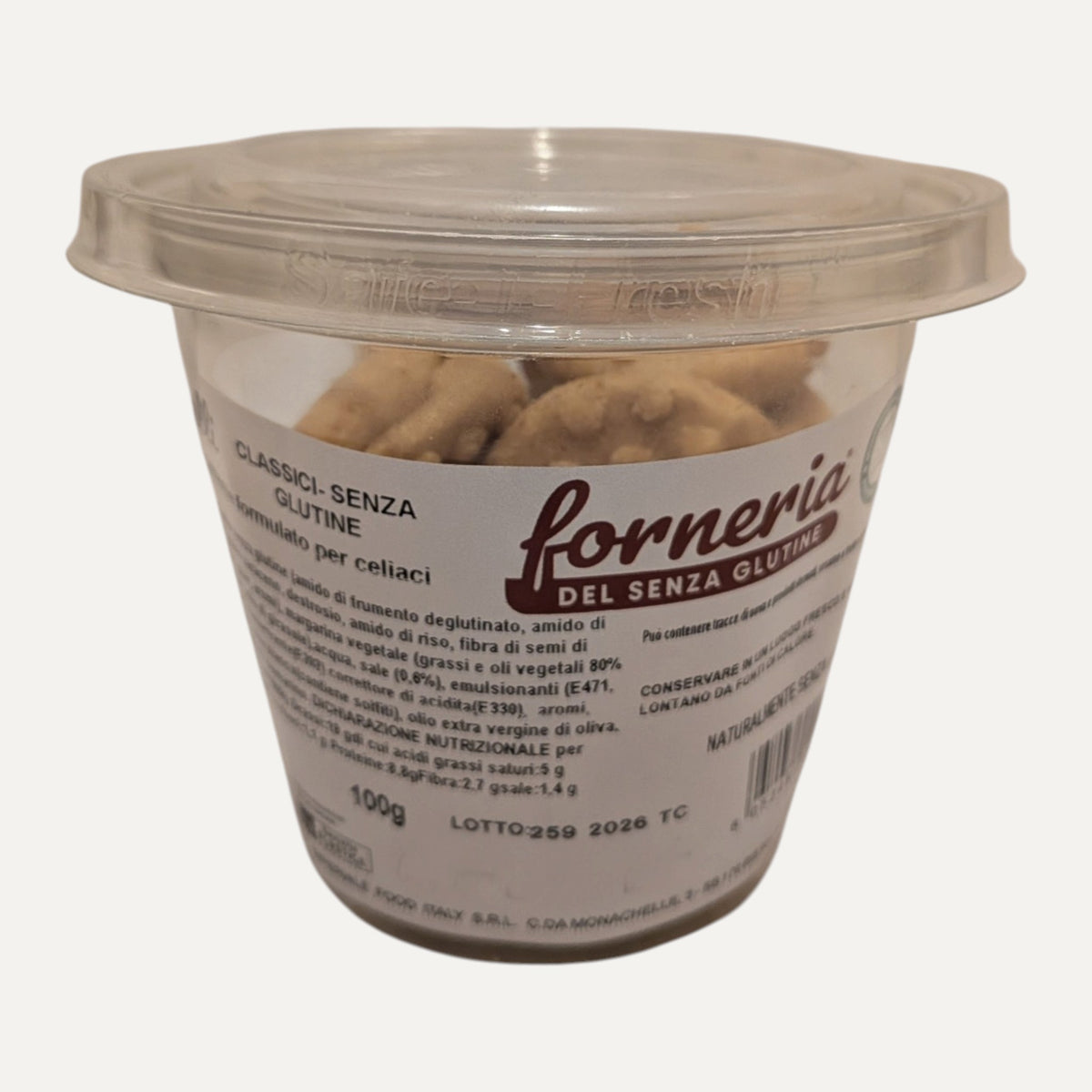 Handmade Gluten-Free Taralli - Classic Flavour, 100 g