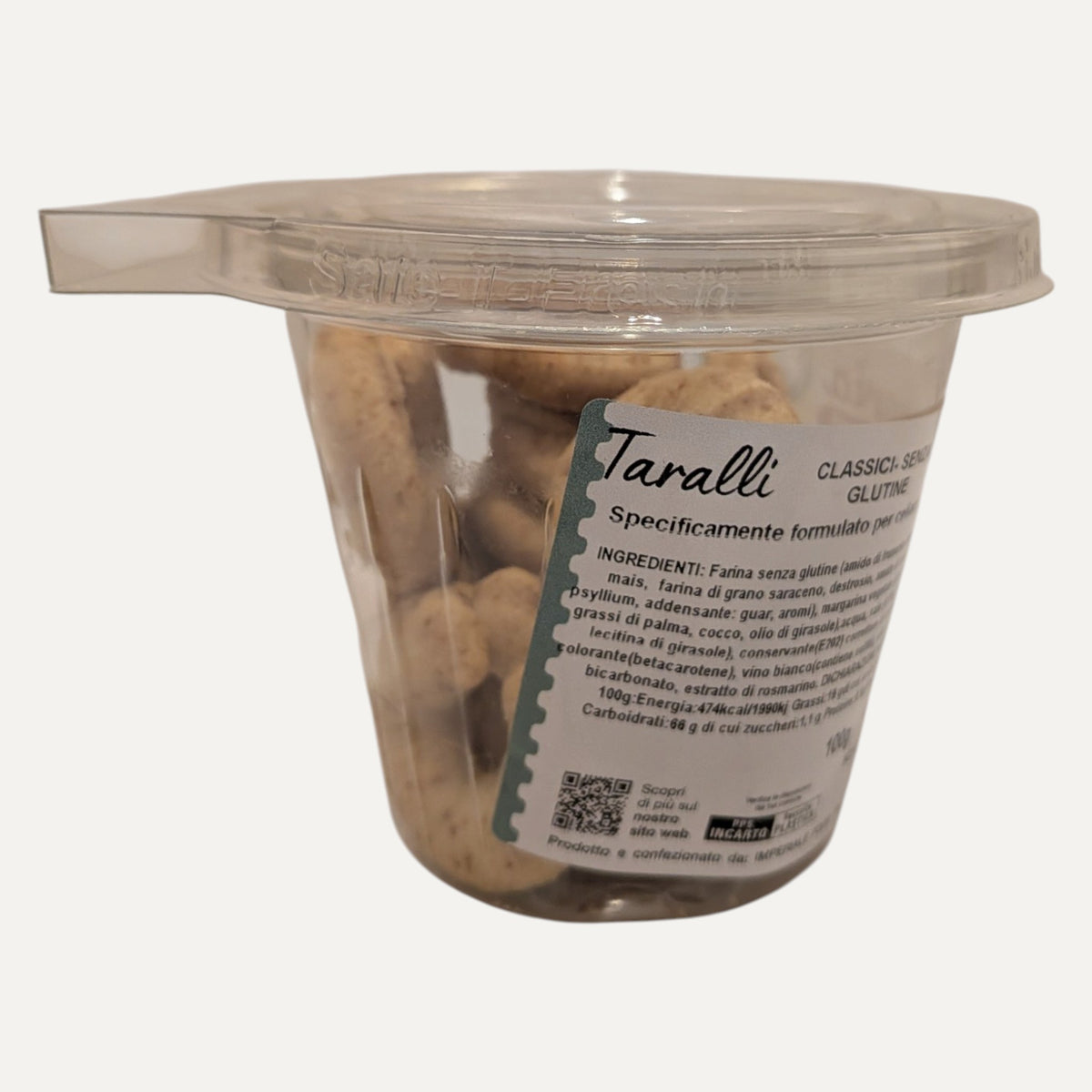 Handmade Gluten-Free Taralli - Classic Flavour, 100 g