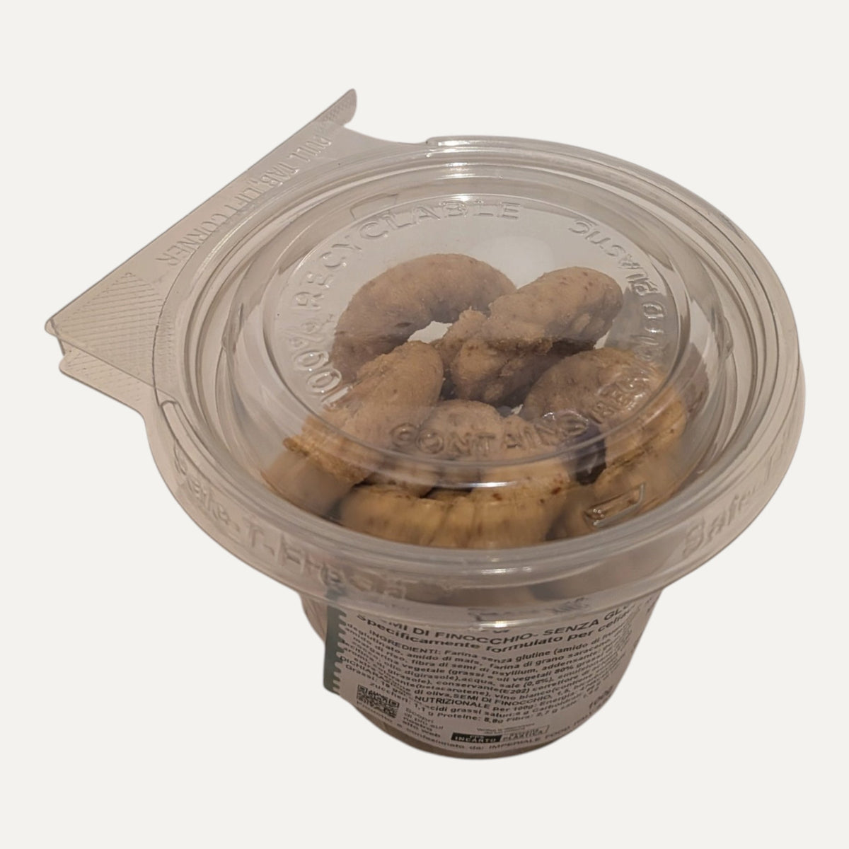 Handmade Gluten-Free Taralli - Fennel Flavour, 100 g
