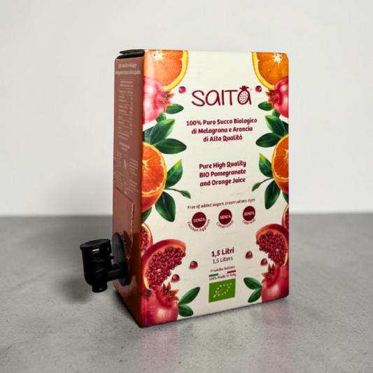 Succo Melagrana & Arancia  – Juice Blend Bag in Box, 1.5 L